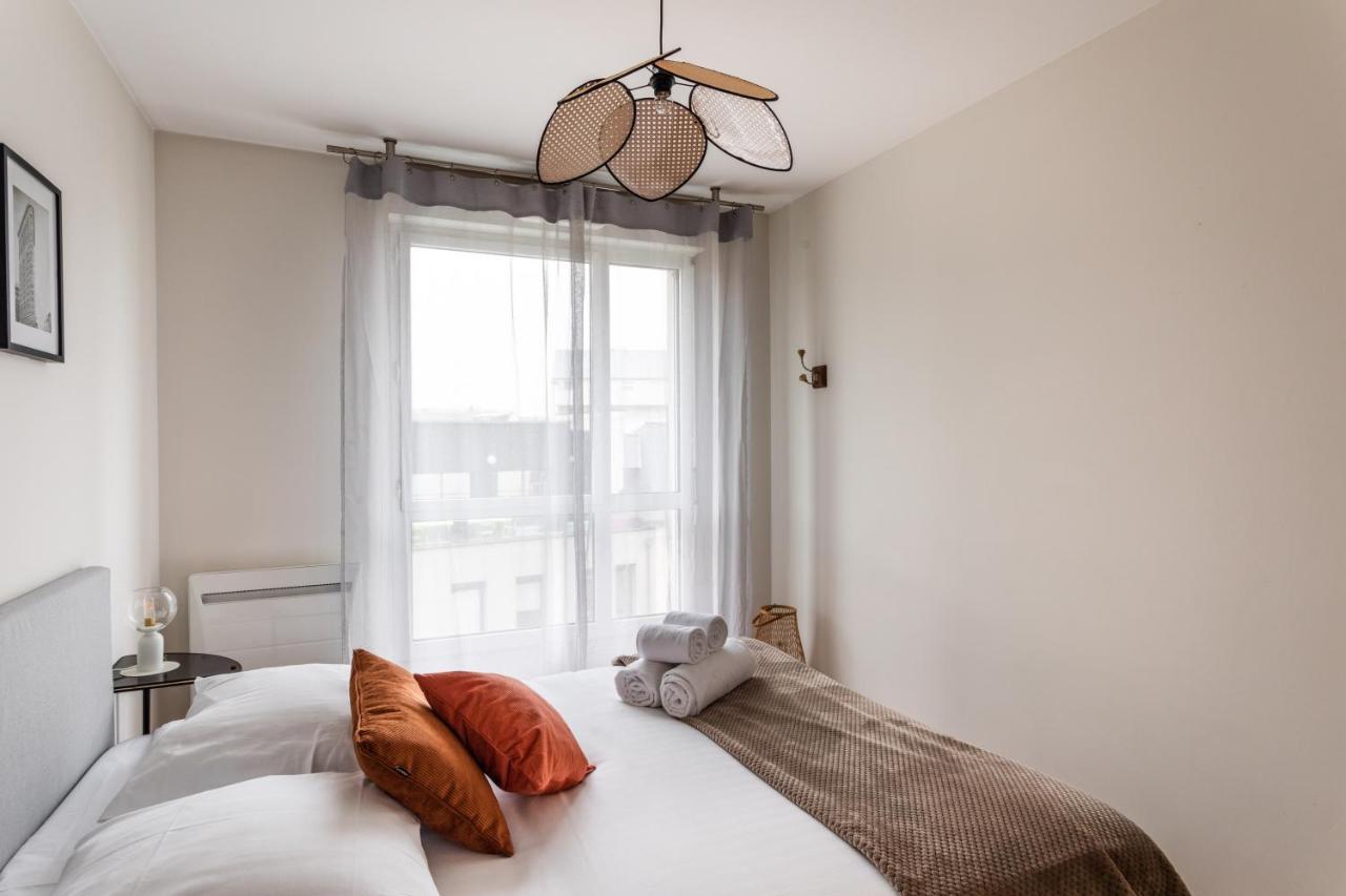 Le Vilona - T3 Moderne Avec Parking Prive Apartment Rennes Bagian luar foto
