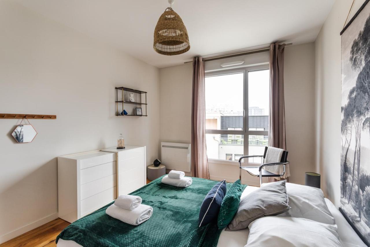 Le Vilona - T3 Moderne Avec Parking Prive Apartment Rennes Bagian luar foto